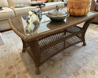 Wicker Coffee Table