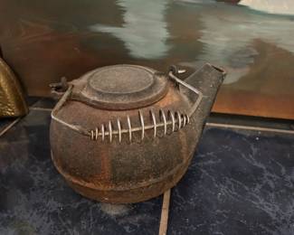 Cast Iron Tea Pot