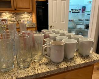 Assorted Glasses and Mugs