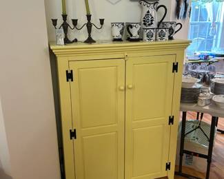 Yellow Storage Cabinet