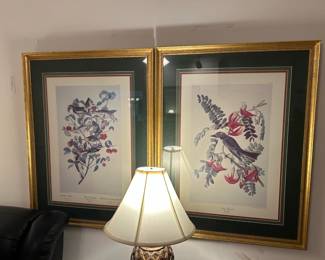 Bird artwork (4 piece set)