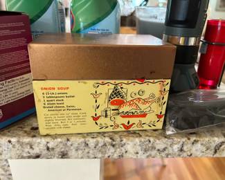 Metal Recipe Box