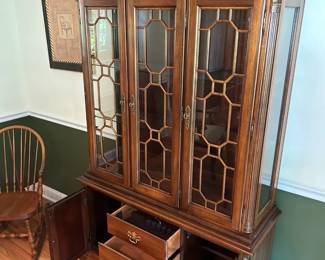 China Cabinet - American Drew - American Independence Collection (interior drawer view)