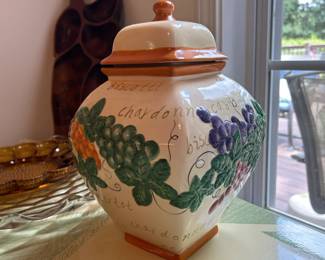 Grape cookie jar