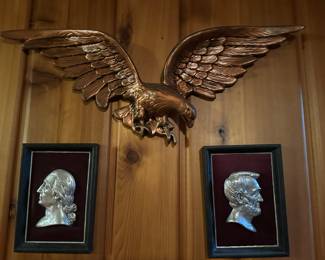 President Busts, and Ceramic Eagle