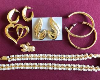 Vintage Brooches and Earrings
