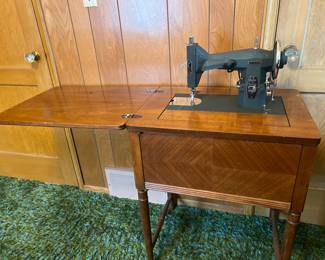 Vintage Kenmore Sewing Machine and Cabinet