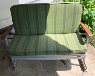 Vintage Aluminum Patio Glider