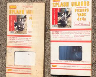 Vintage NOS METAL Splash Guards