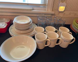 Corelle by Corning Dishes and Glassware Set