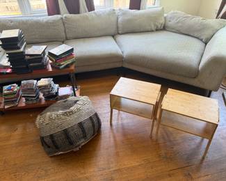 Couch/side tables/DVD’s
