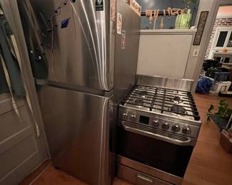 Samsung fridge & Haier stove