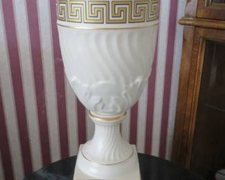 Mid Century Greek Footed Table Lamp