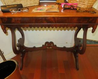 Antique Victorian Foyer Table