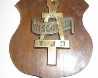 Alpha Chapter at the University of Wisconsin-Madison Tau Beta Pi Engineering Honor Society Plaque