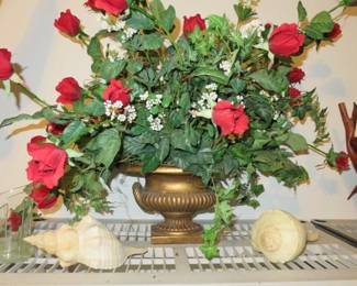 Silk Floral Rose Centerpiece