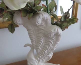 Vintage Peacock Vase