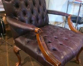 Tufted Leather Armchair
