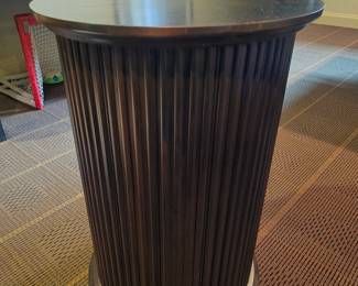 Glass Topped pedestal Table