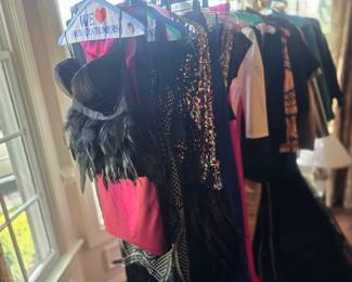 Racks of Designer Clothes