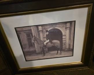 Jockey and Horse art/ Equestrian art