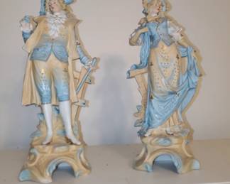 French figurines approx 2' 