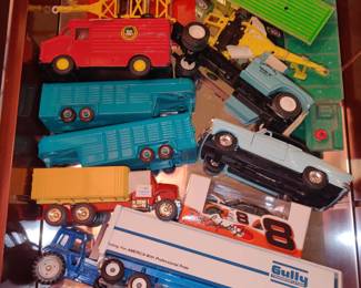 There are many, many cars, trucks etc throughout the estate