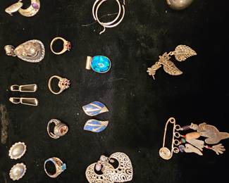 Assorted Sterling jewelry 