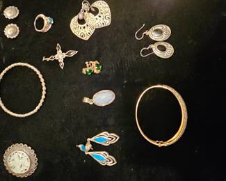 Assorted Sterling jewelry 
