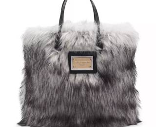 Dolce and Gabanna fur shopper new with tags