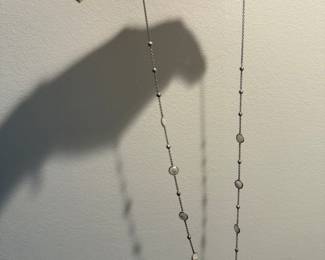 Ippolita sterling and mother of pearl station necklace