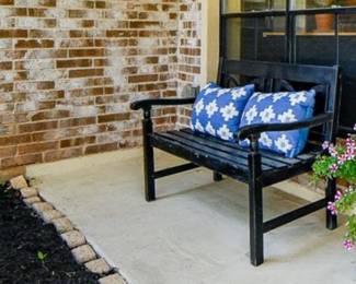Front porch bench