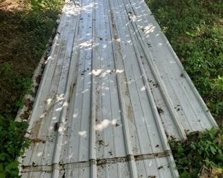 10 CT-16' metal corrugated roof panels