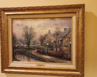 LAMPLIGHT LANE “The Brooke Winder men” By Thomas Kinkade