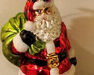 Christopher Radko Santa Ornament 6” (Others available as well)