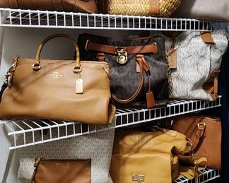 Nice selection of Michael Kors and Some Coach Handbags