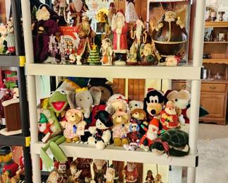 Christmas Decorations (Pictures do not show how much Christmas Decorations there are in this home)