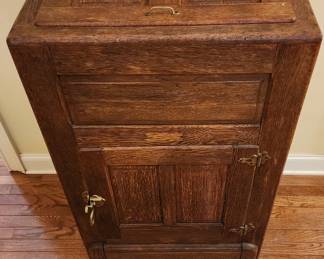 Antique Oak Ice Box