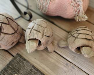 Turtle Decor (Coconuts with Turtle heads)