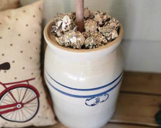 Vintage Marshall Pottery No 3 Butter Churn