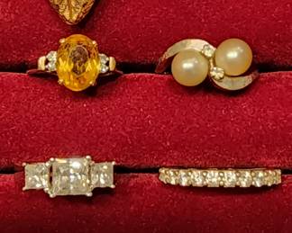 14kt Gold and Gemstone Rings