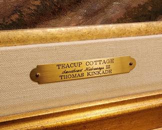Thomas Kinkade, Teacup Cottage, Sweetheart Hideaways III, G/P Canvas