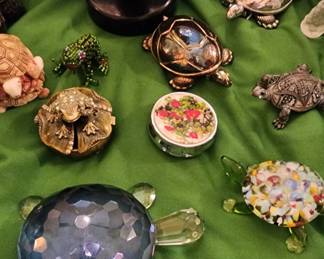 Collection of Turtle Figurines 