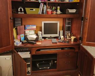 Cherry entertainment/ armoire