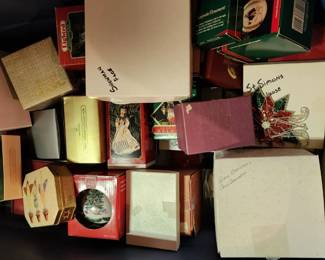 Totes of Hallmark Christmas Ornaments (5+ large totes full)