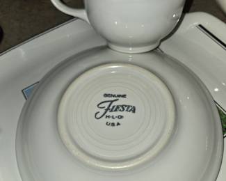 12 Fiesta Teacup/Saucers