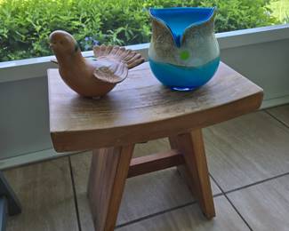 Wood Bath Stool
