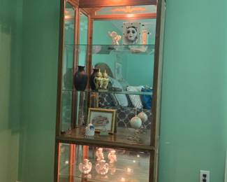 Lighted Display Cabinet. 