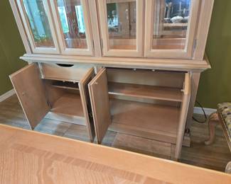 Shelving & one Drawer in Hutch