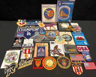 SH731Vintage Patches  Military And Sports 